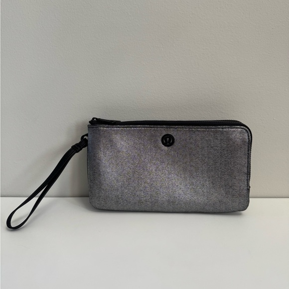 Lululemon Double Up Wristlet Pouch in
Black Sparkle - Picture 2 of 5